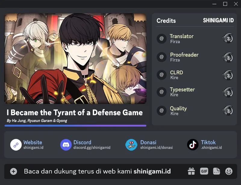 Komik I Became the Tyrant of a Defense Game Chapter 42 gambar 1