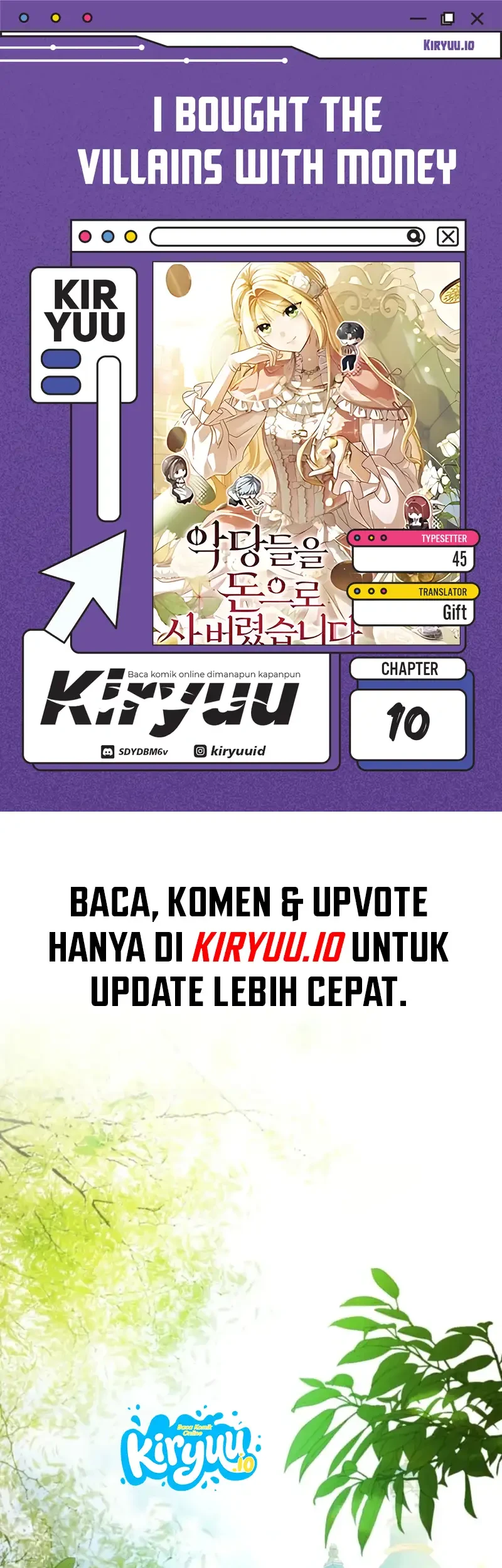 Komik I Bought the Villains With Money Chapter 10 gambar 1
