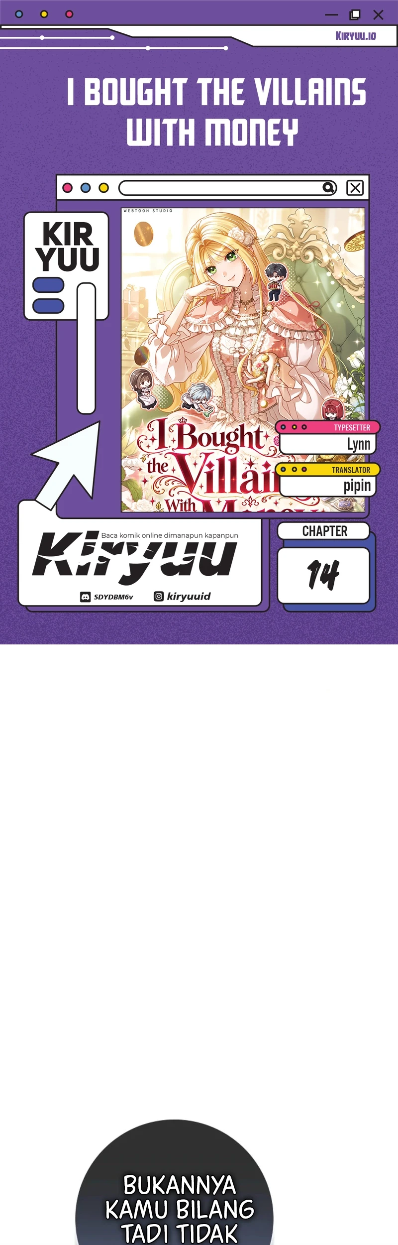 Komik I Bought the Villains With Money Chapter 14 gambar 1