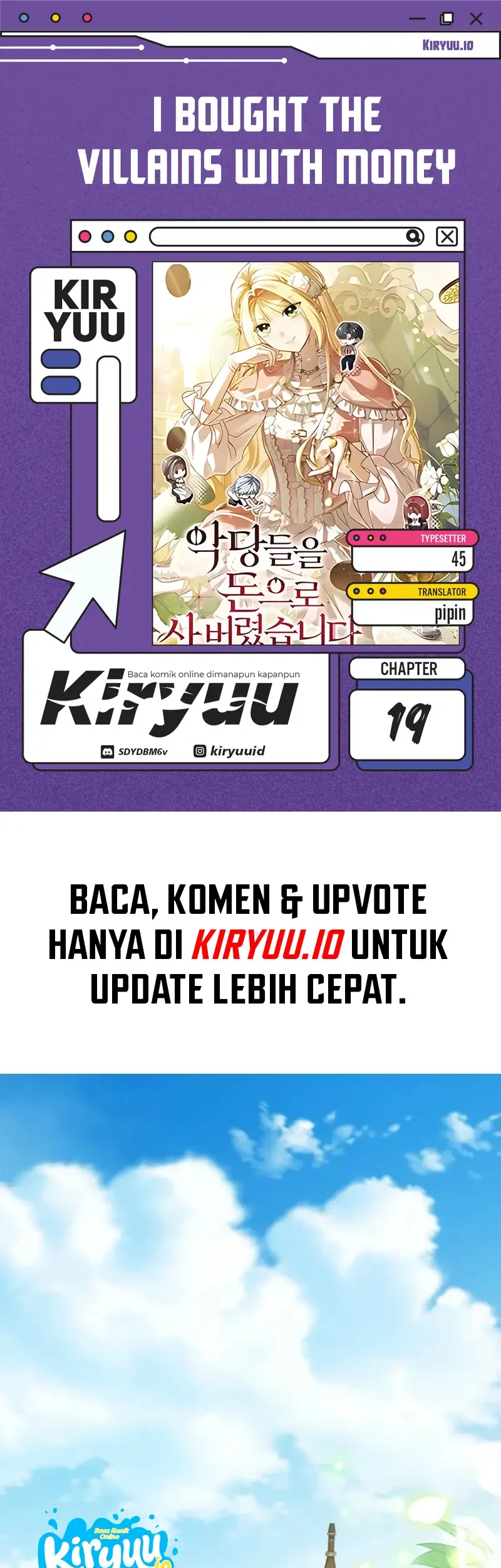 Komik I Bought the Villains With Money Chapter 19 gambar 1