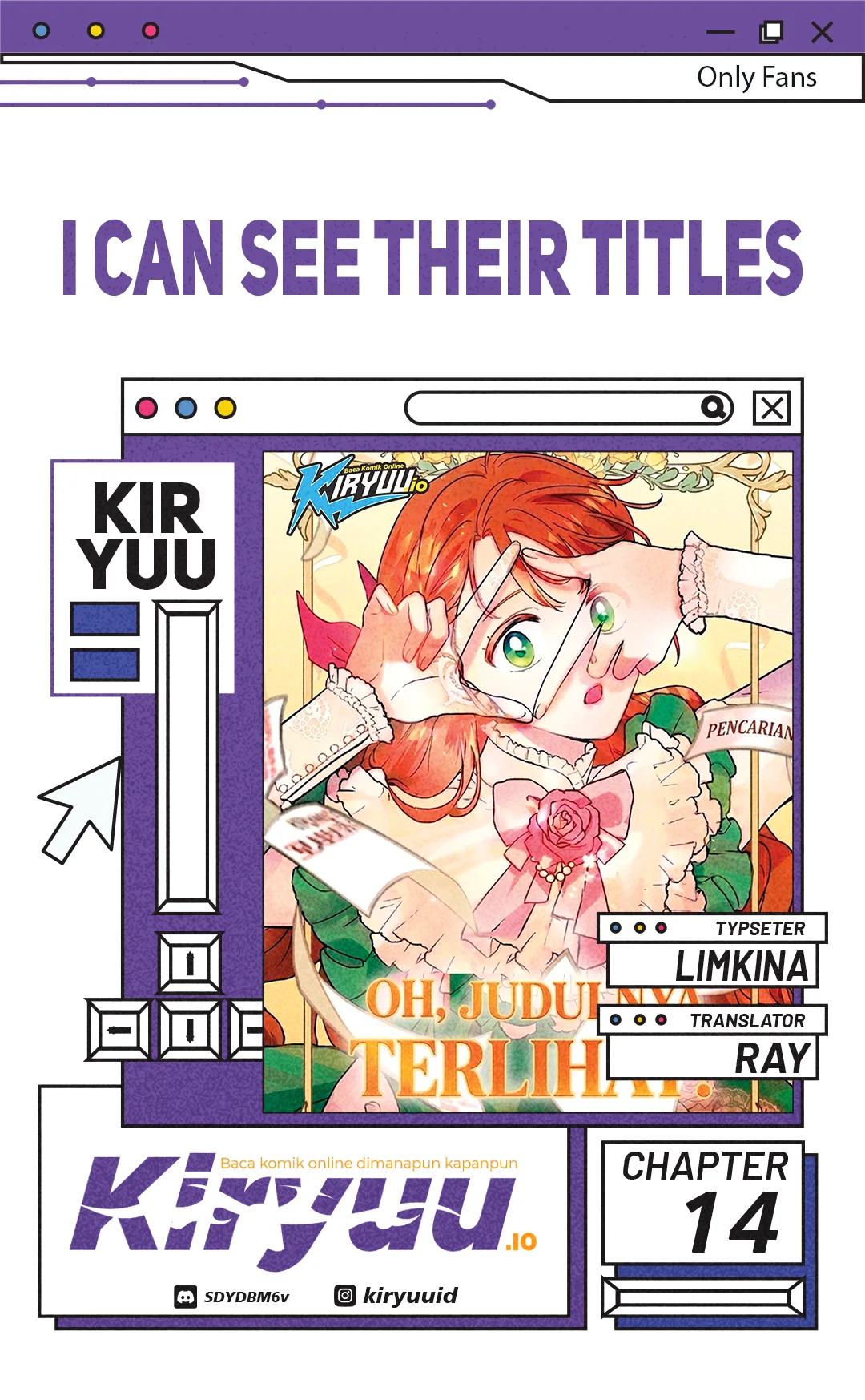 Komik I Can See Their Titles Chapter 14 gambar 1