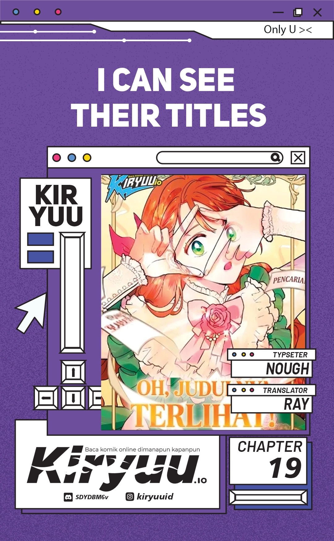 Komik I Can See Their Titles Chapter 19 gambar 1