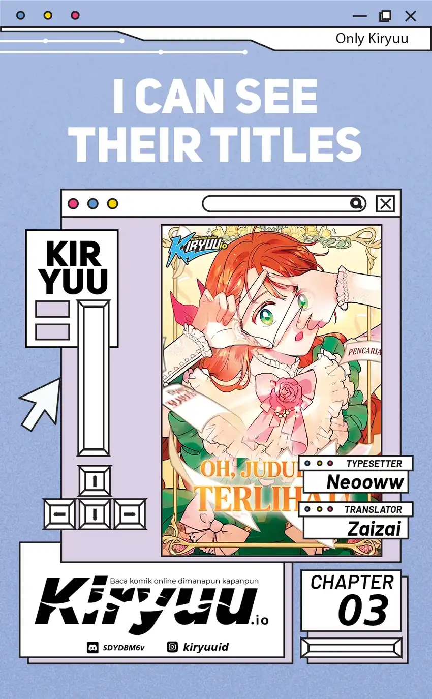 Komik I Can See Their Titles Chapter 3 gambar 1