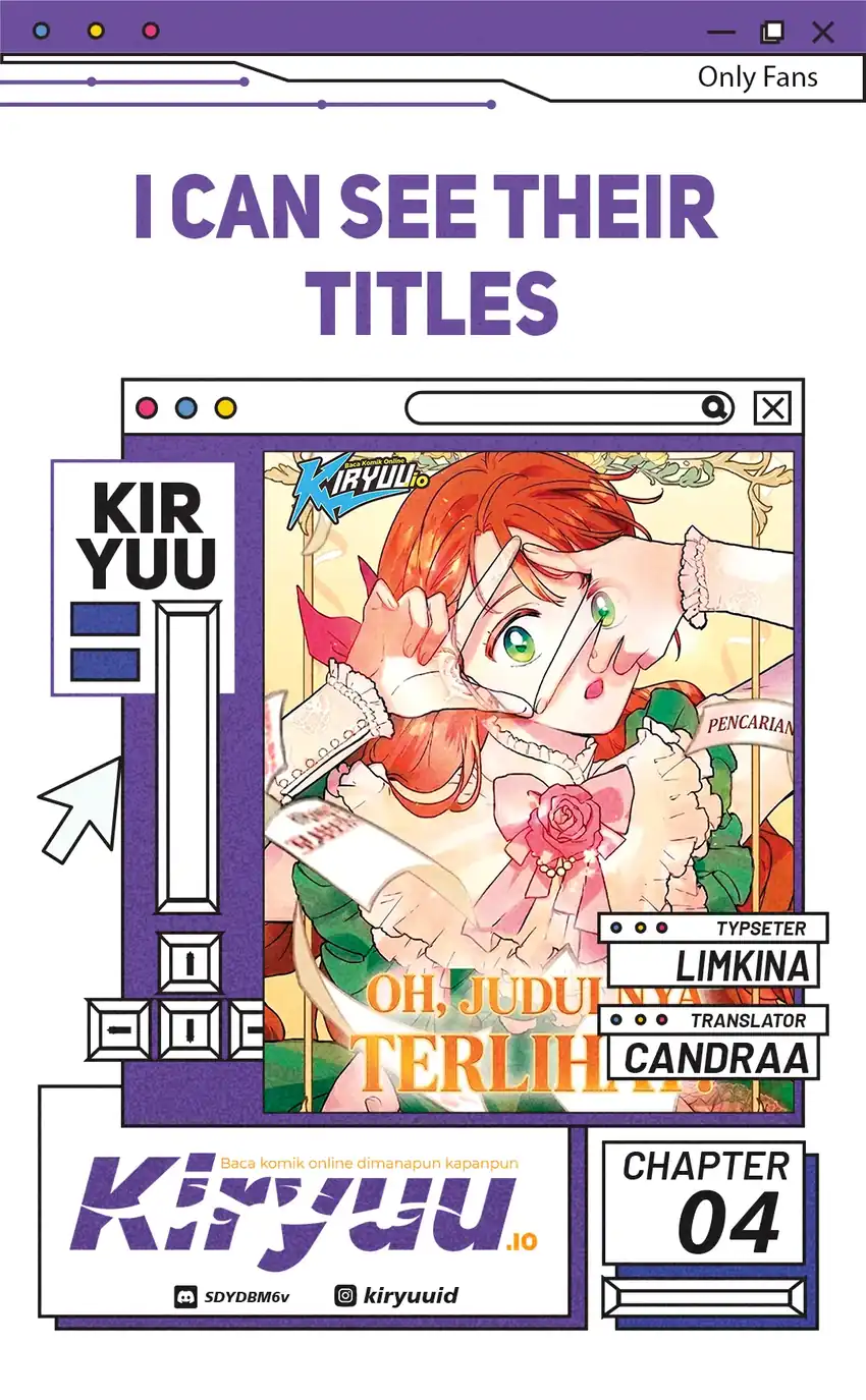 Komik I Can See Their Titles Chapter 4 gambar 1