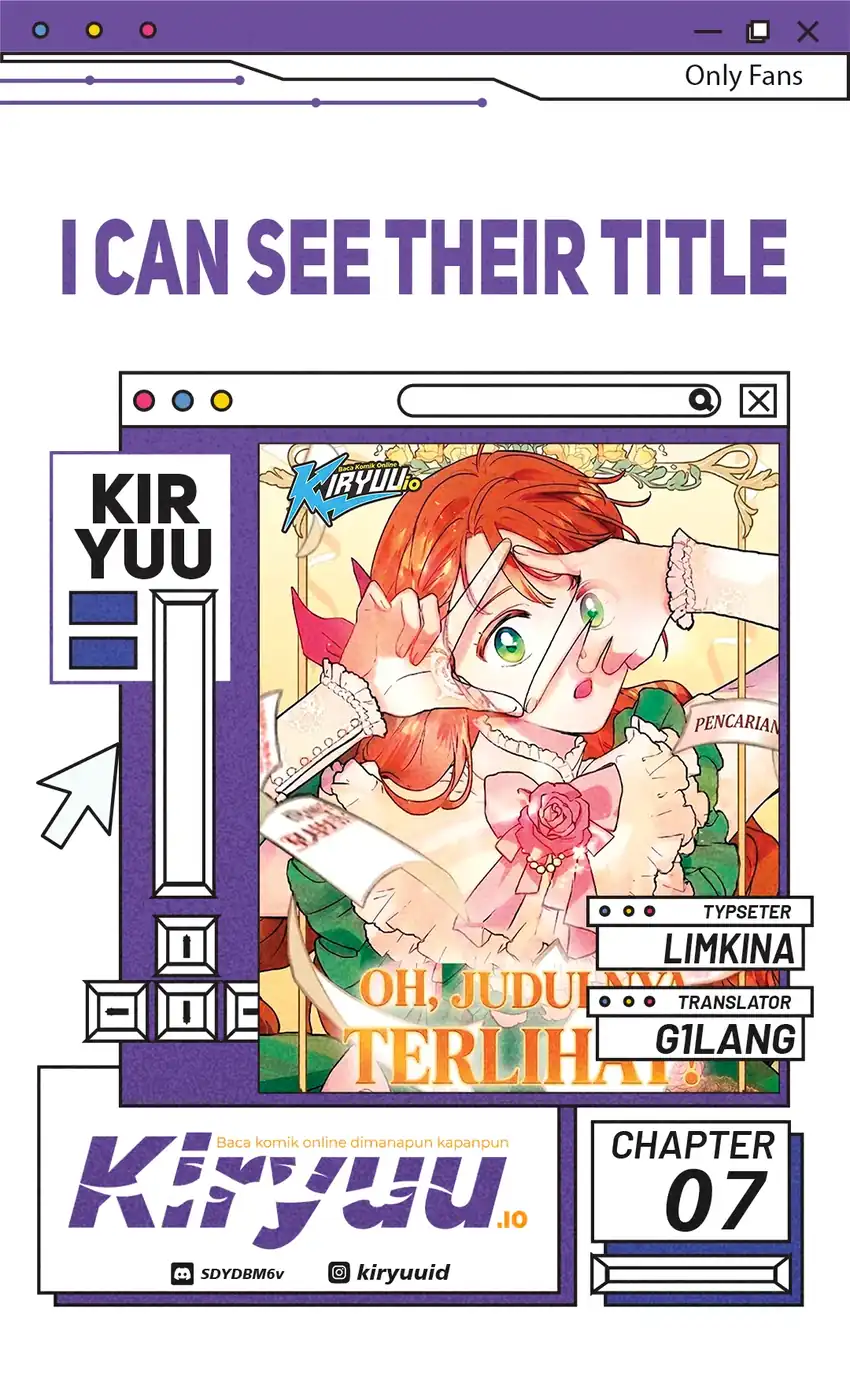 Komik I Can See Their Titles Chapter 7 gambar 1