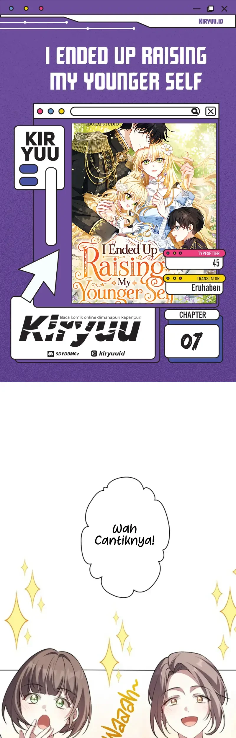 Komik I Ended Up Raising My Younger Self Chapter 7 gambar 1