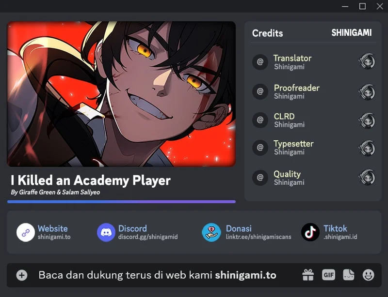 Komik I Killed An Academy Player Chapter 139 gambar 1
