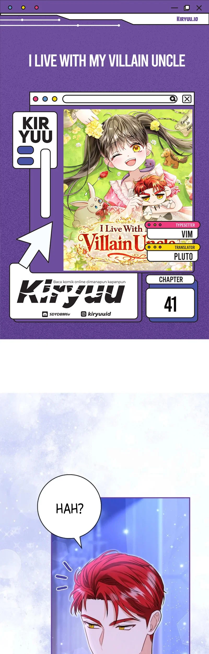 Komik I Live With My Villain Uncle Chapter 41 gambar 1