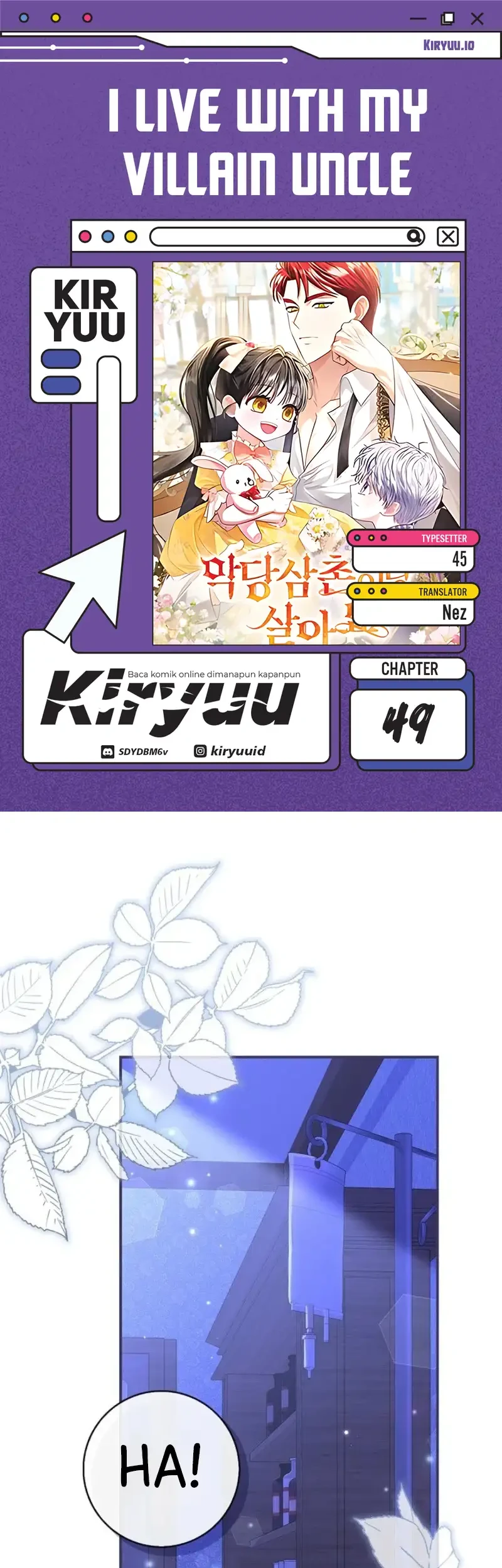 Komik I Live With My Villain Uncle Chapter 49 gambar 1