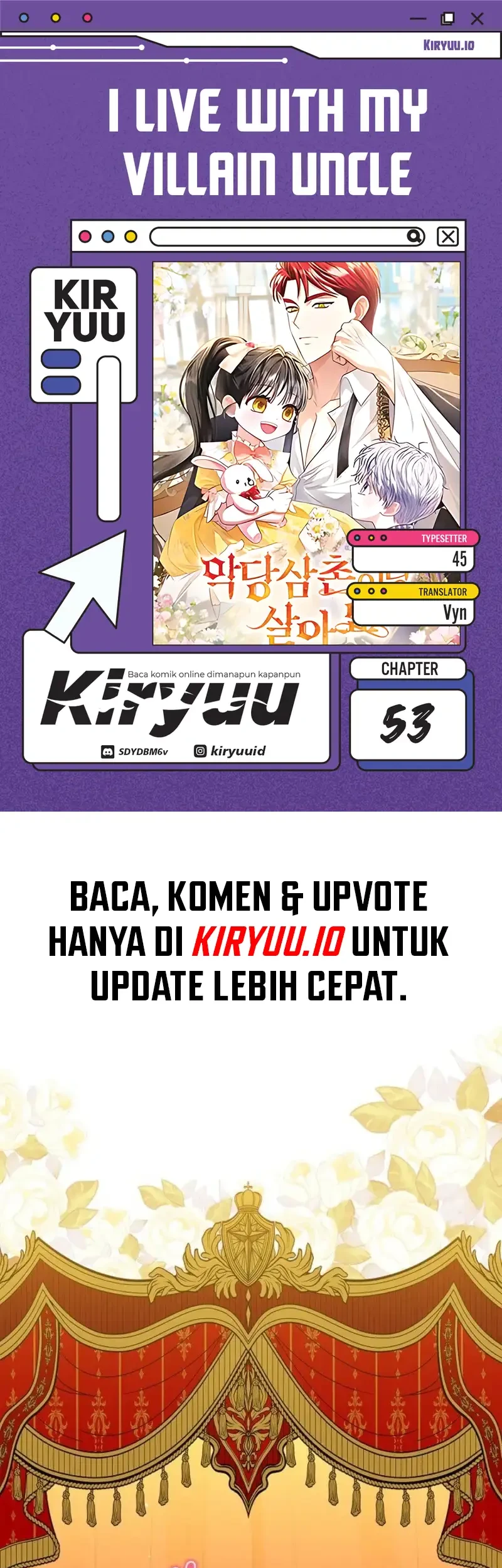 Komik I Live With My Villain Uncle Chapter 53 gambar 1