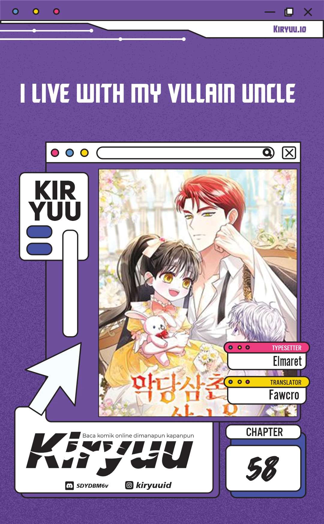 Komik I Live With My Villain Uncle Chapter 58 gambar 1