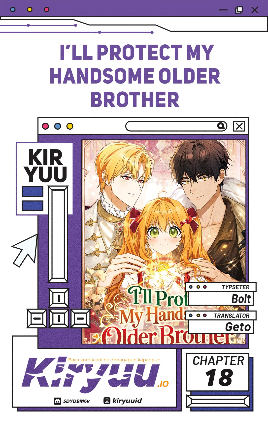 Komik I’ll Protect My Handsome Older Brother Chapter 18 gambar 1