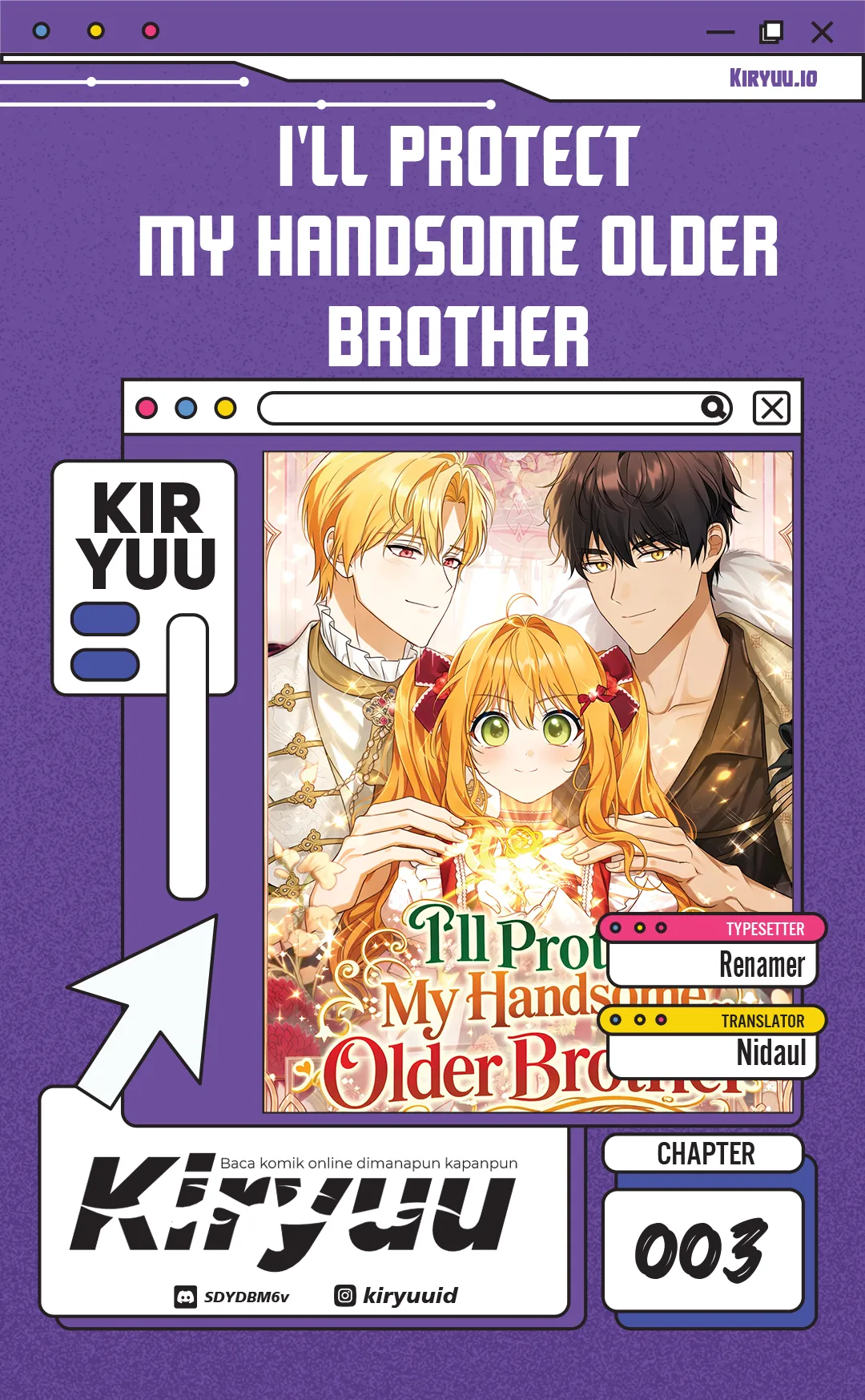 Komik I’ll Protect My Handsome Older Brother Chapter 3 gambar 1