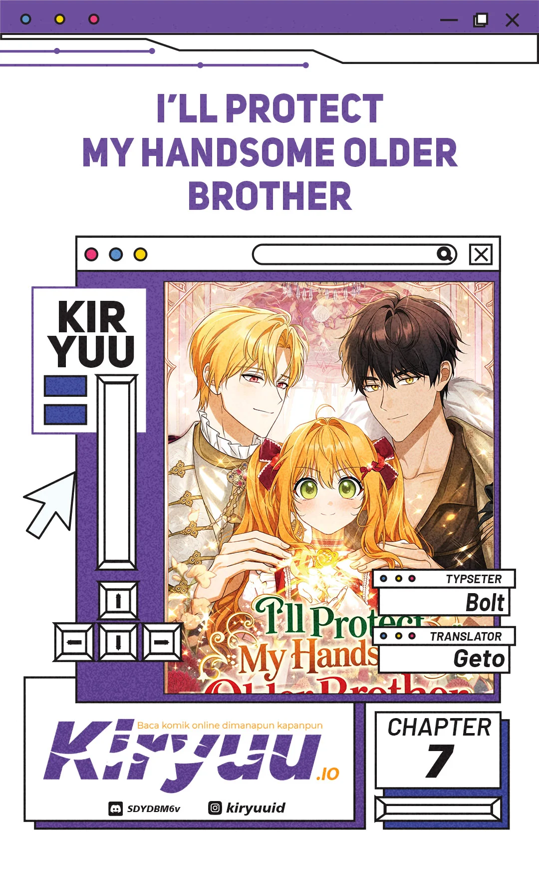 Komik I’ll Protect My Handsome Older Brother Chapter 7 gambar 1