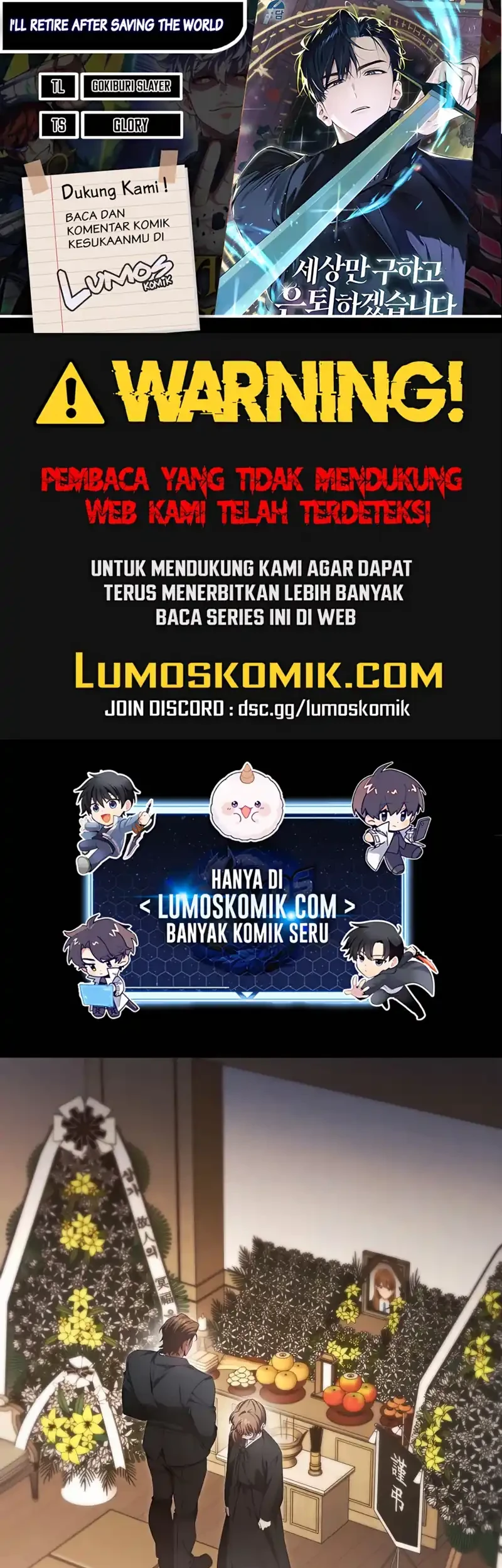 Komik I’ll Retire After Saving the World Chapter 94 gambar 1