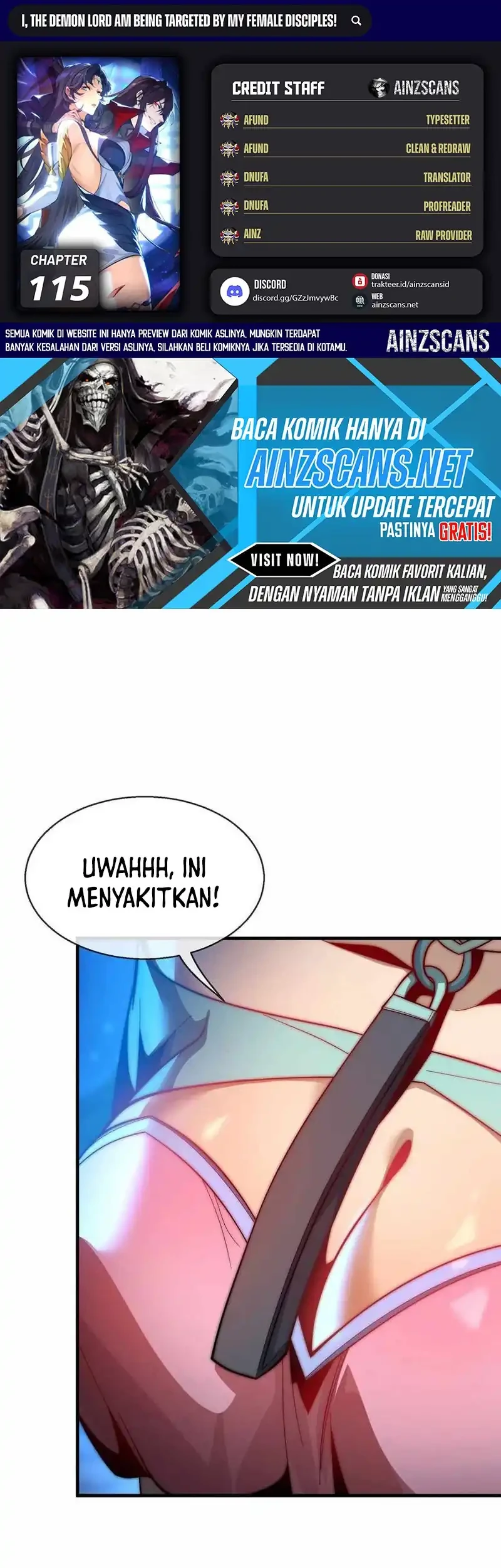 Komik I Love the Demon Lord So Much That Even My Female Disciples Want to Kill Me Chapter 115 gambar 1