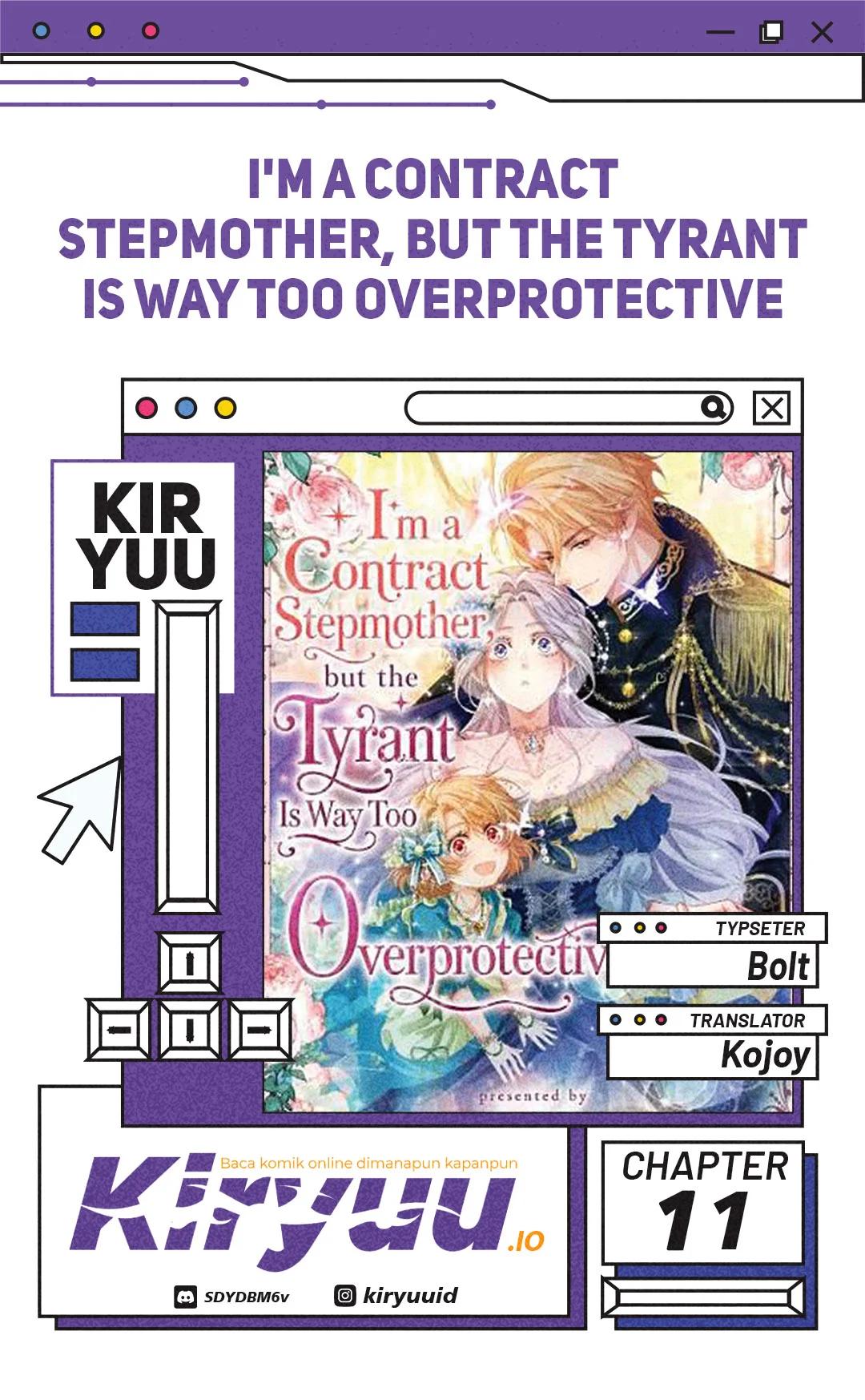 Komik I’m a Contract Stepmother, but the Tyrant Is Way Too Overprotective Chapter 11 gambar 1