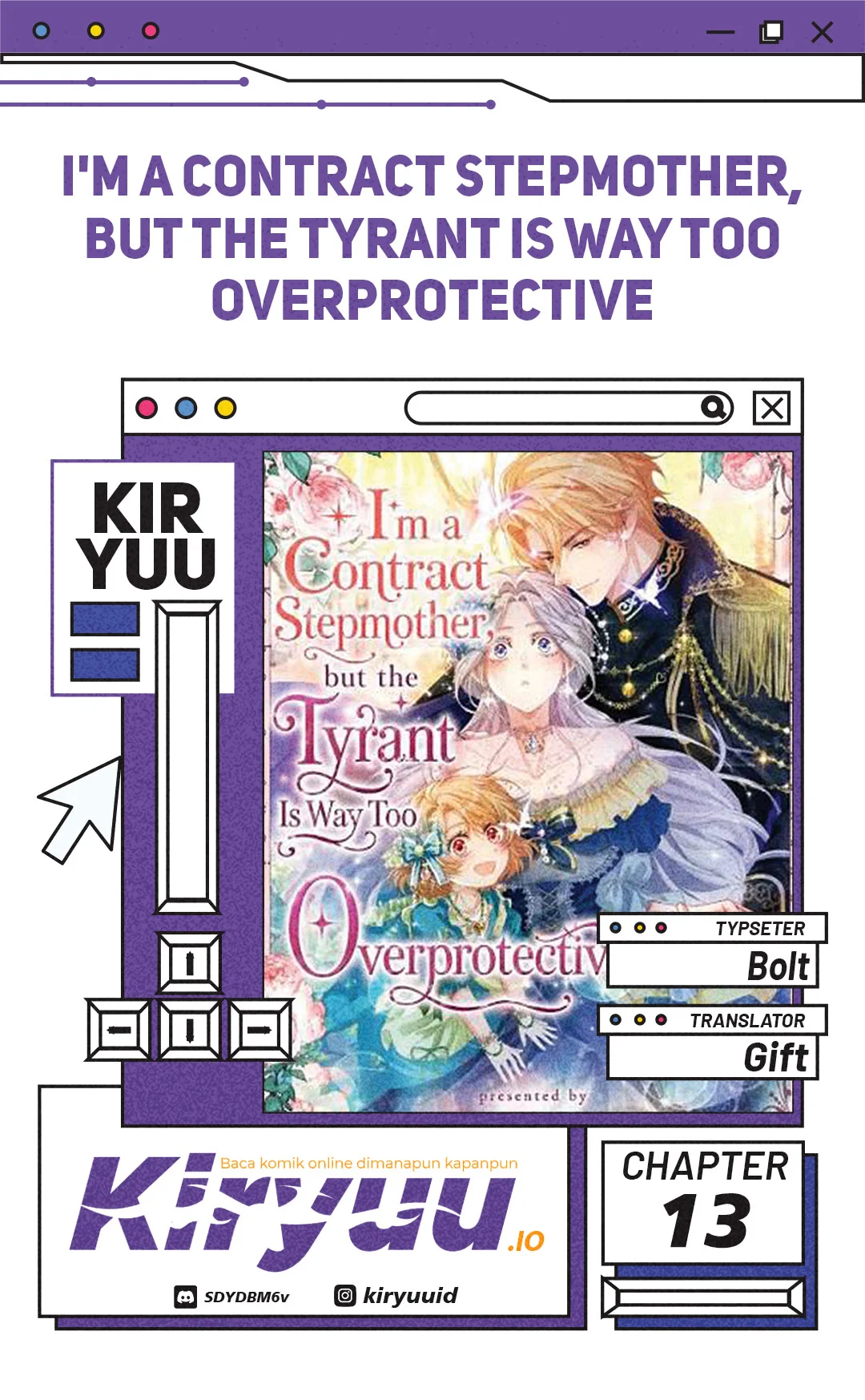 Komik I’m a Contract Stepmother, but the Tyrant Is Way Too Overprotective Chapter 13 gambar 1