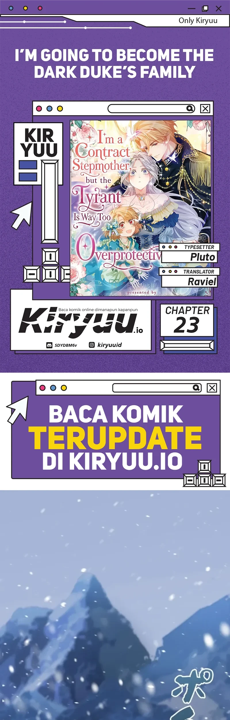 Komik I’m a Contract Stepmother, but the Tyrant Is Way Too Overprotective Chapter 23 gambar 1