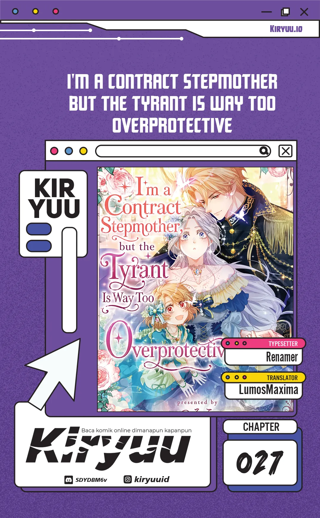 Komik I’m a Contract Stepmother, but the Tyrant Is Way Too Overprotective Chapter 27 gambar 1