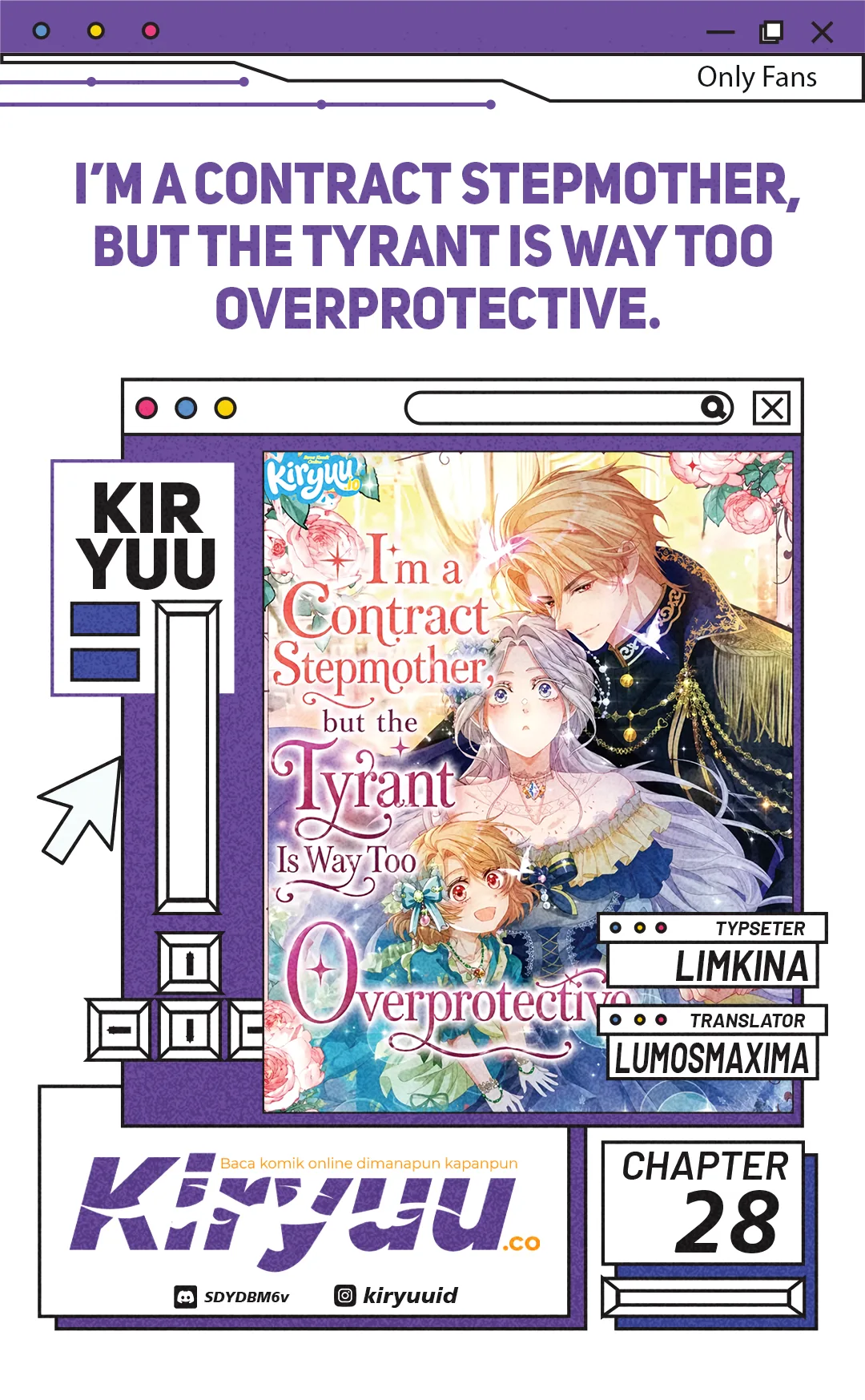 Komik I’m a Contract Stepmother, but the Tyrant Is Way Too Overprotective Chapter 28 gambar 1