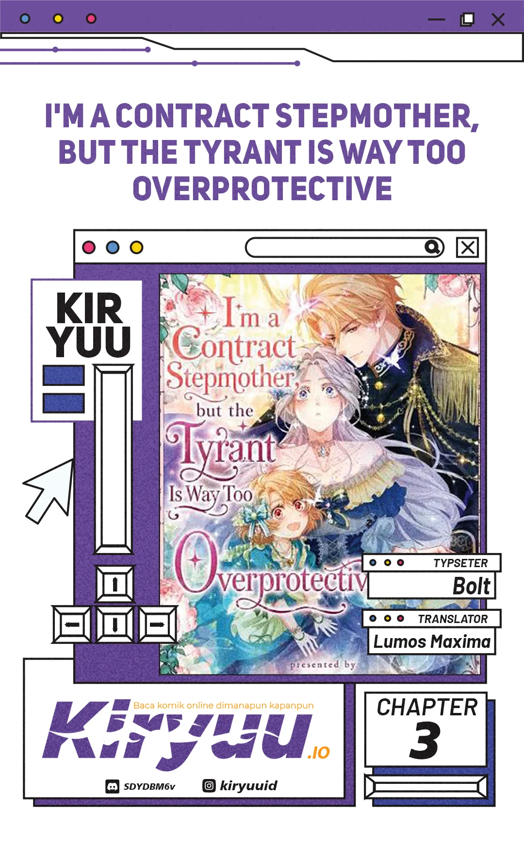 Komik I’m a Contract Stepmother, but the Tyrant Is Way Too Overprotective Chapter 3 gambar 1