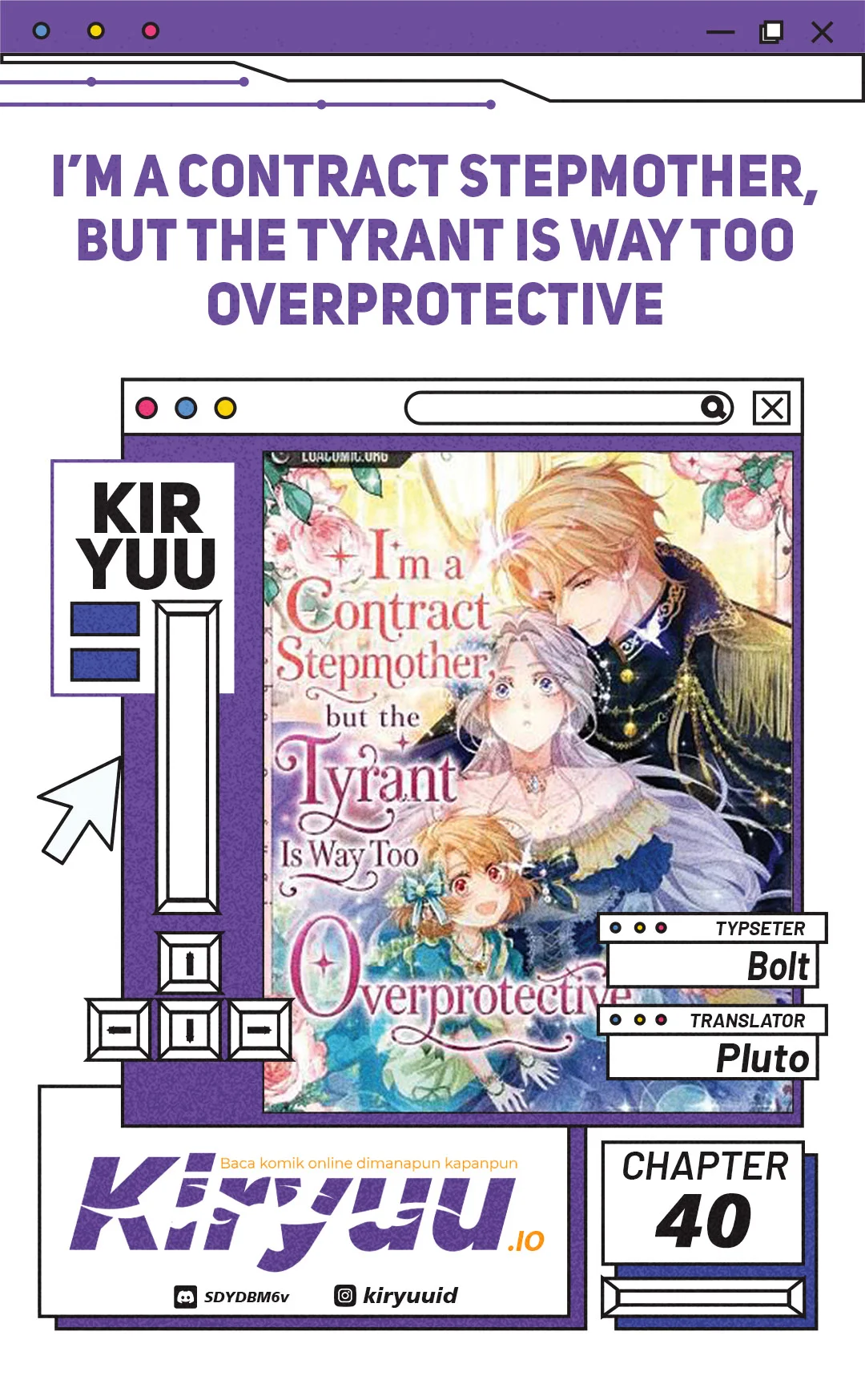 Komik I’m a Contract Stepmother, but the Tyrant Is Way Too Overprotective Chapter 40 gambar 1