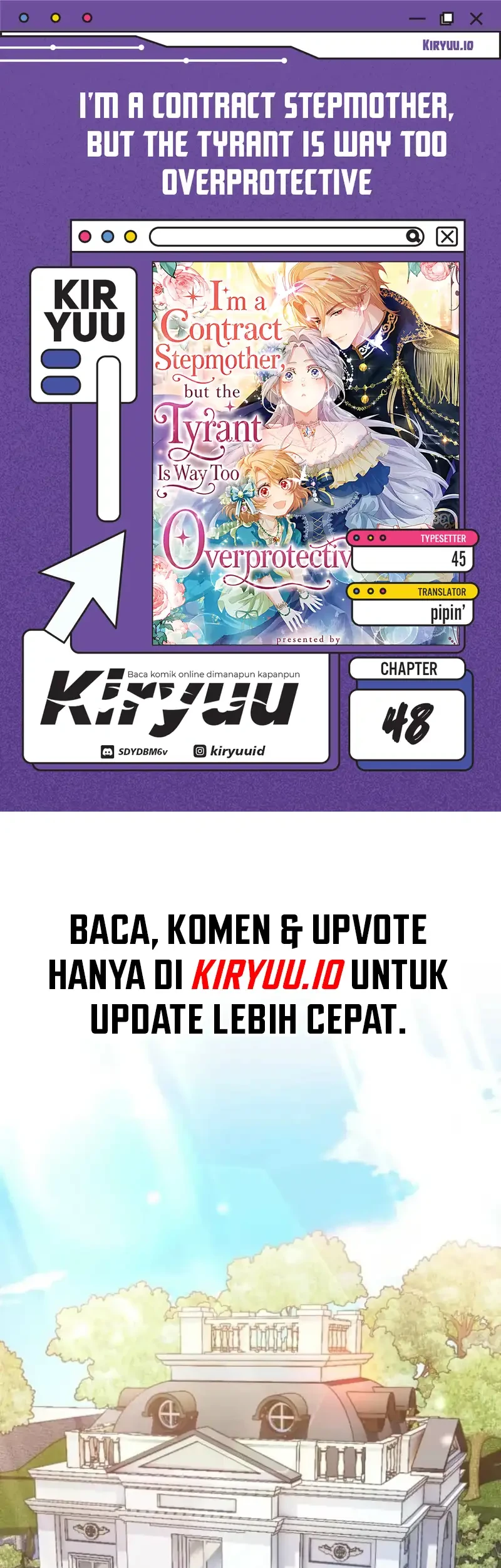 Komik I’m a Contract Stepmother, but the Tyrant Is Way Too Overprotective Chapter 48 gambar 1