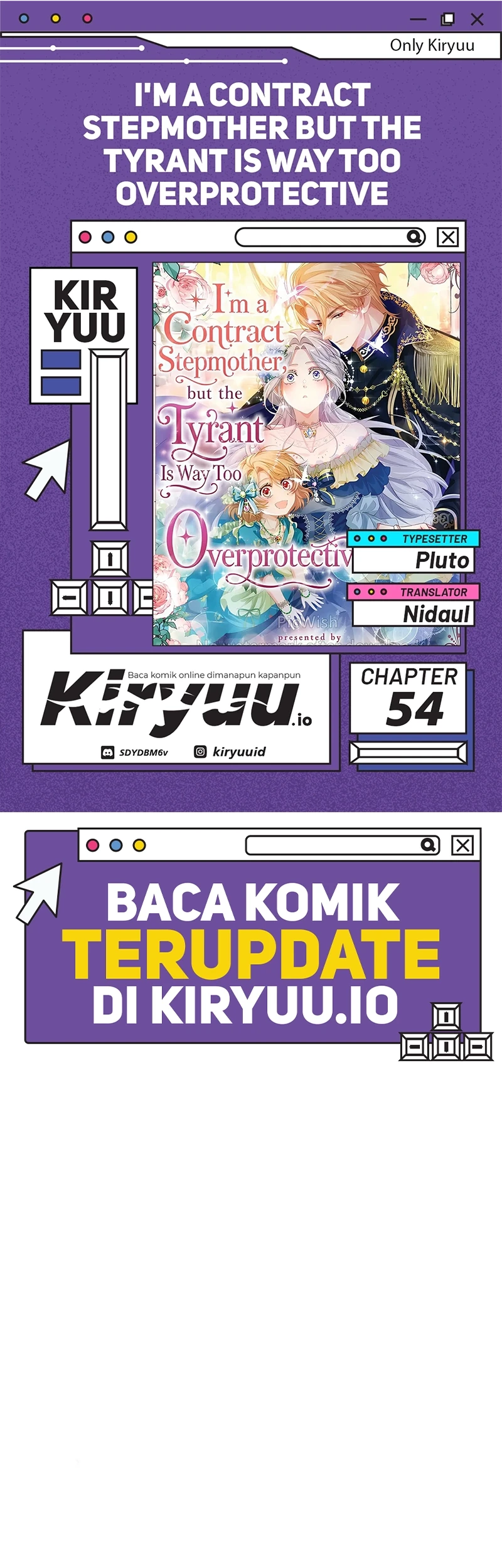 Komik I’m a Contract Stepmother, but the Tyrant Is Way Too Overprotective Chapter 54 gambar 1