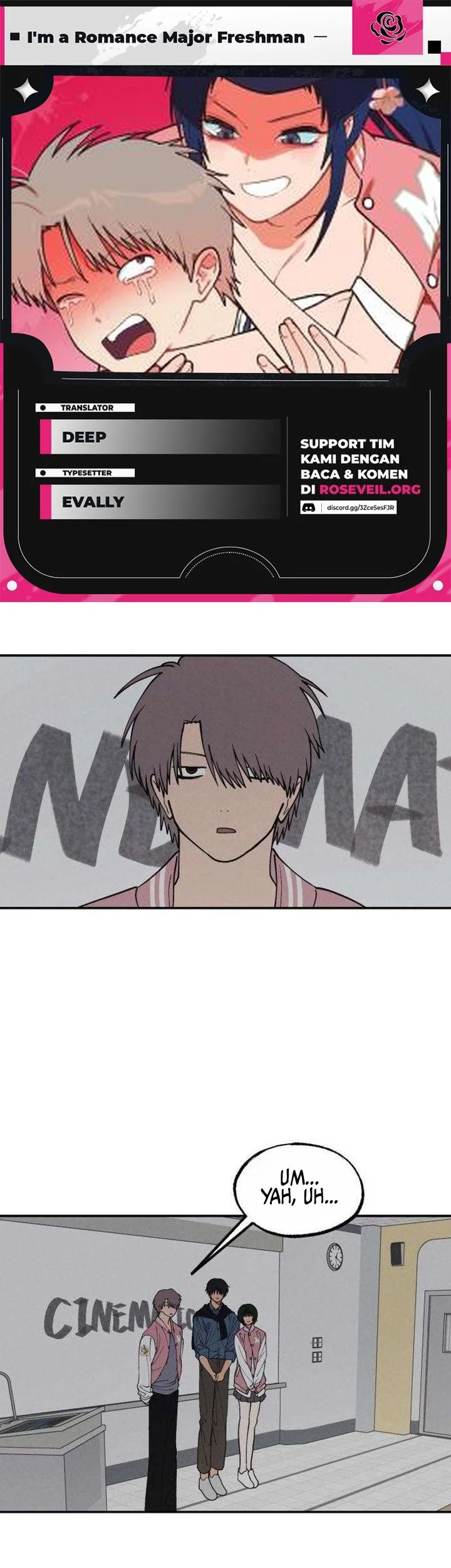 Komik I'm a Romance Major Freshman Chapter 8 gambar 1