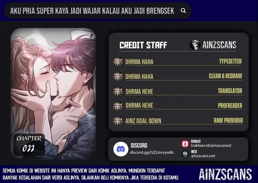 Komik I’m a Super Rich Guy, So It’s Reasonable For Me to Be a Scumbag Chapter 22 gambar 1