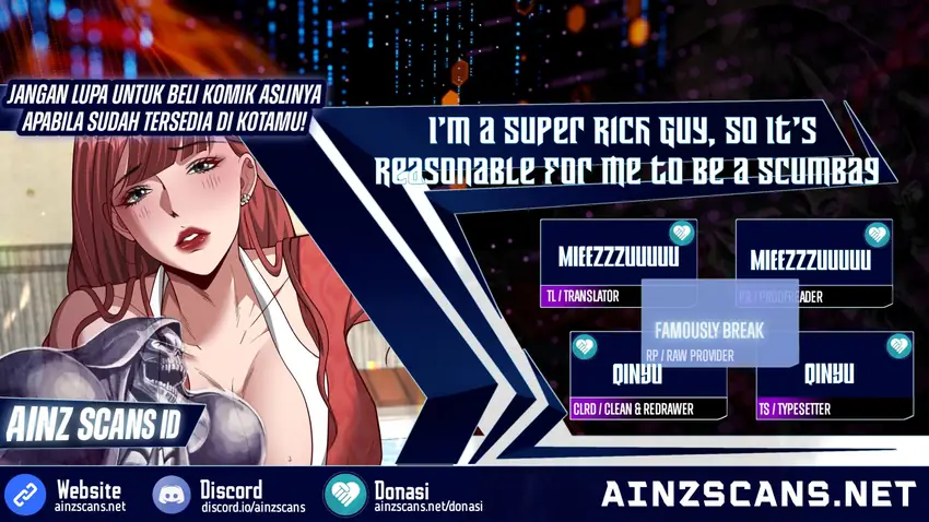Komik I’m a Super Rich Guy, So It’s Reasonable For Me to Be a Scumbag Chapter 5 gambar 1