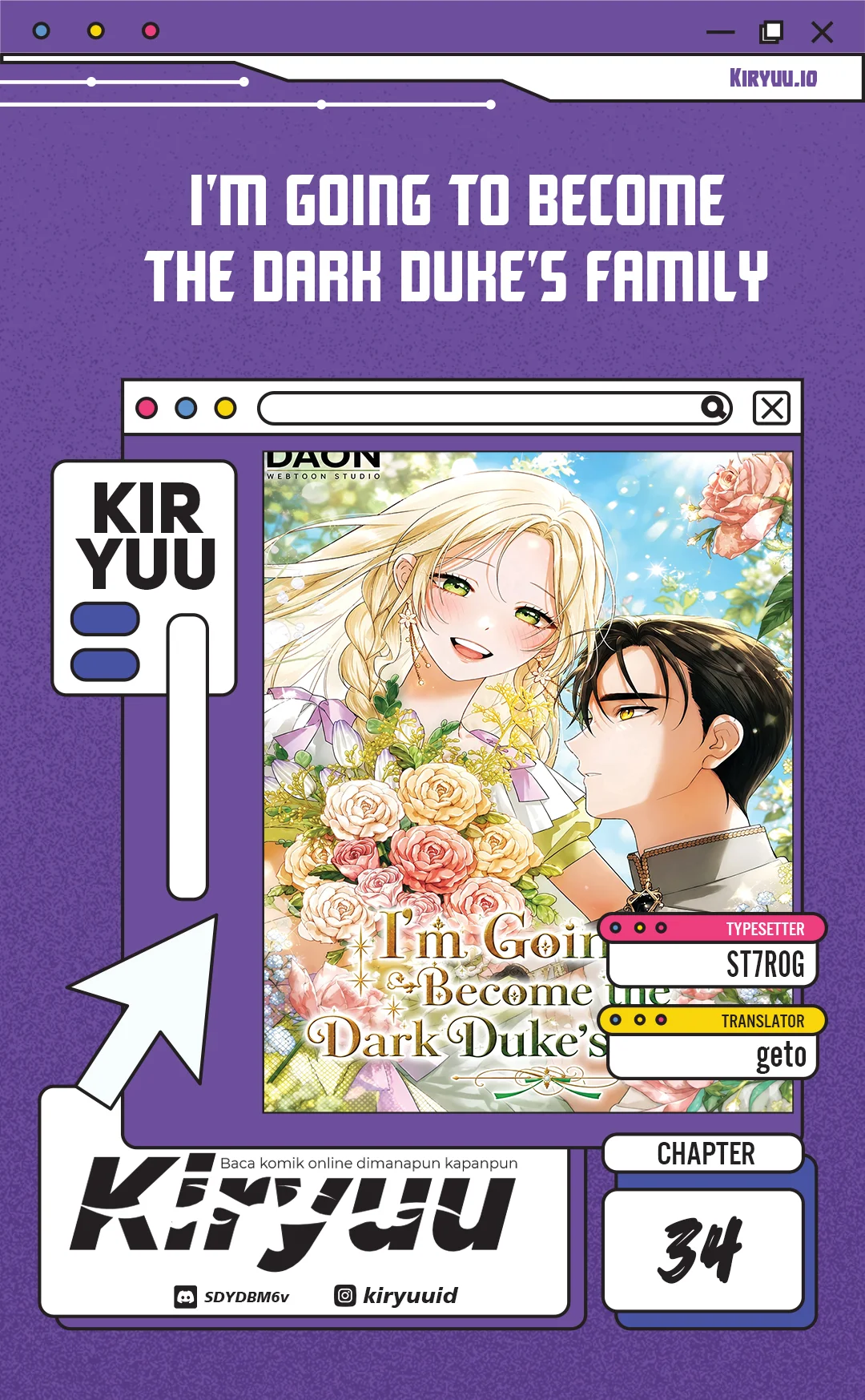 Komik I’m Going to Become the Dark Duke’s Family Chapter 34 gambar 1