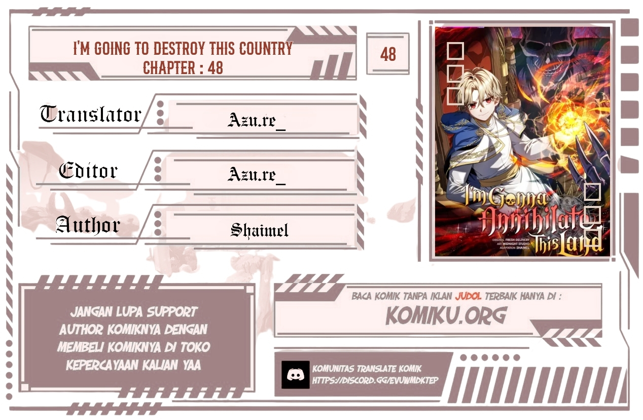 Komik I’m Going To Destroy This Country Chapter 48 gambar 1