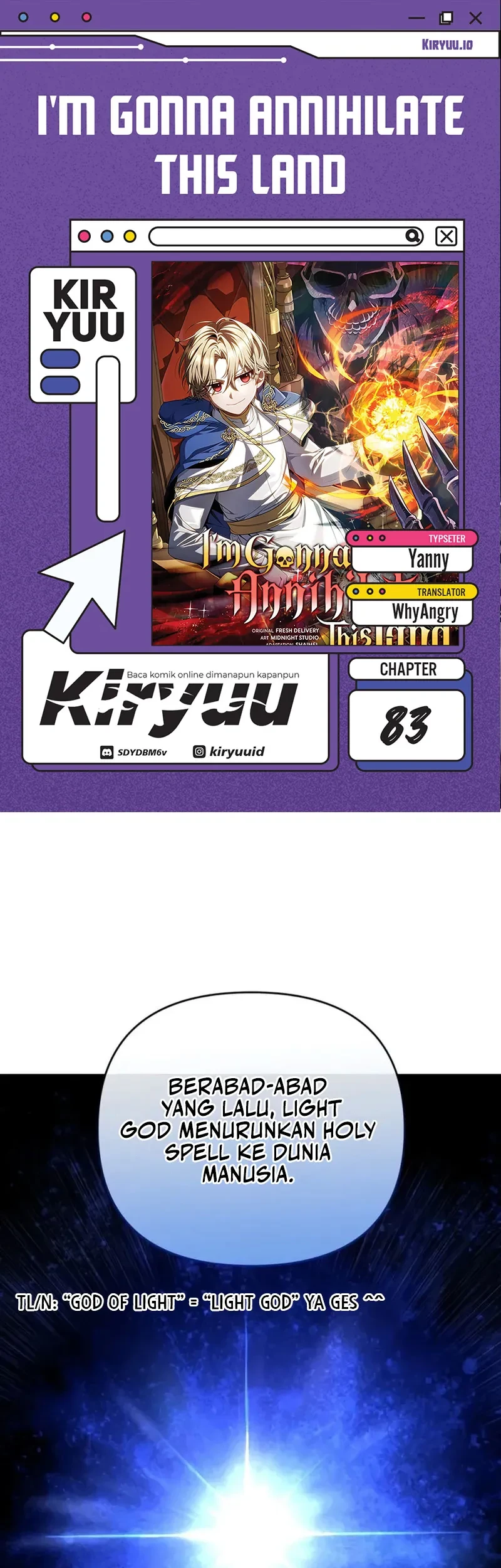 Komik I’m Going To Destroy This Country Chapter 83 gambar 1