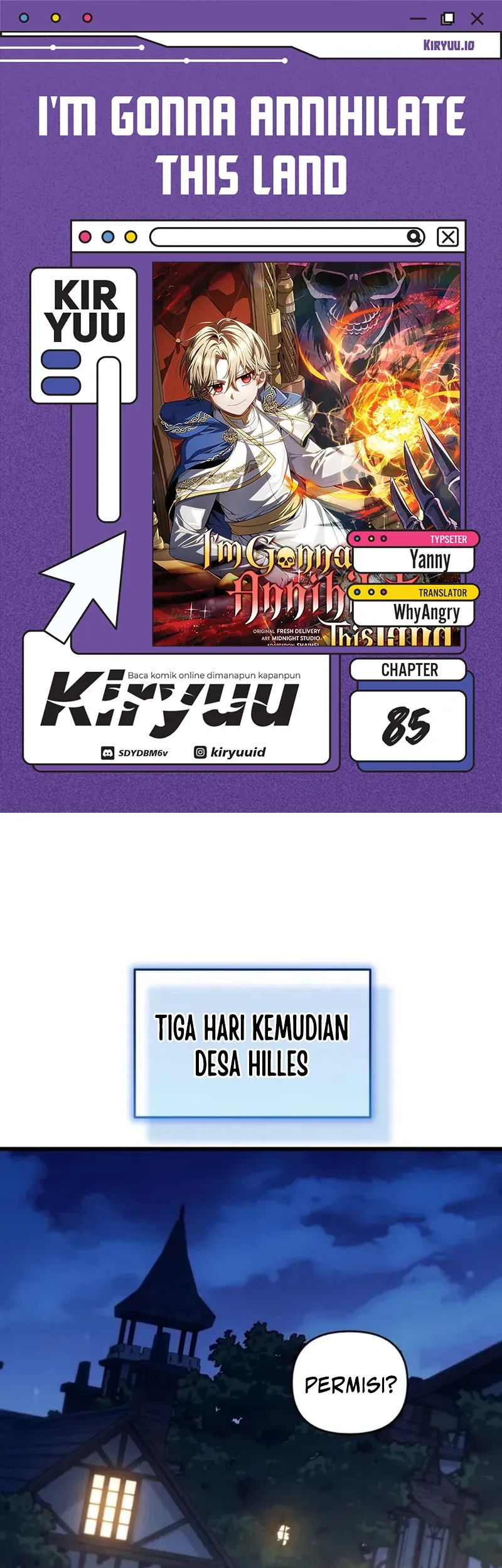 Komik I’m Going To Destroy This Country Chapter 85 gambar 1