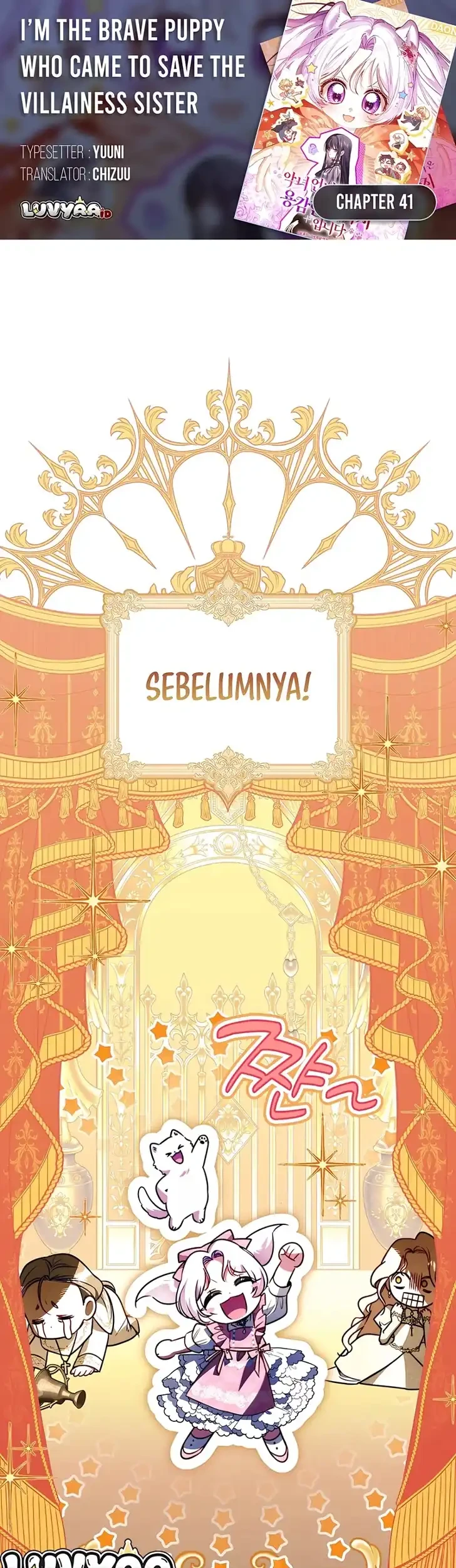 Komik I’m the Brave Puppy That Will Save the Villainess Chapter 41 gambar 1
