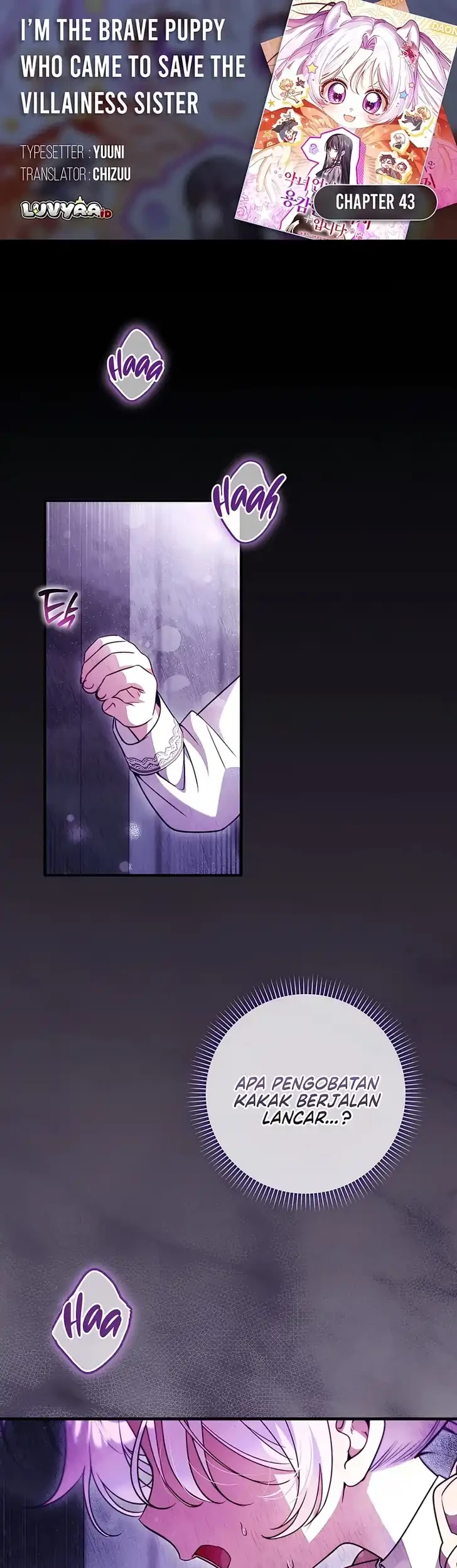 Komik I’m the Brave Puppy That Will Save the Villainess Chapter 43 gambar 1