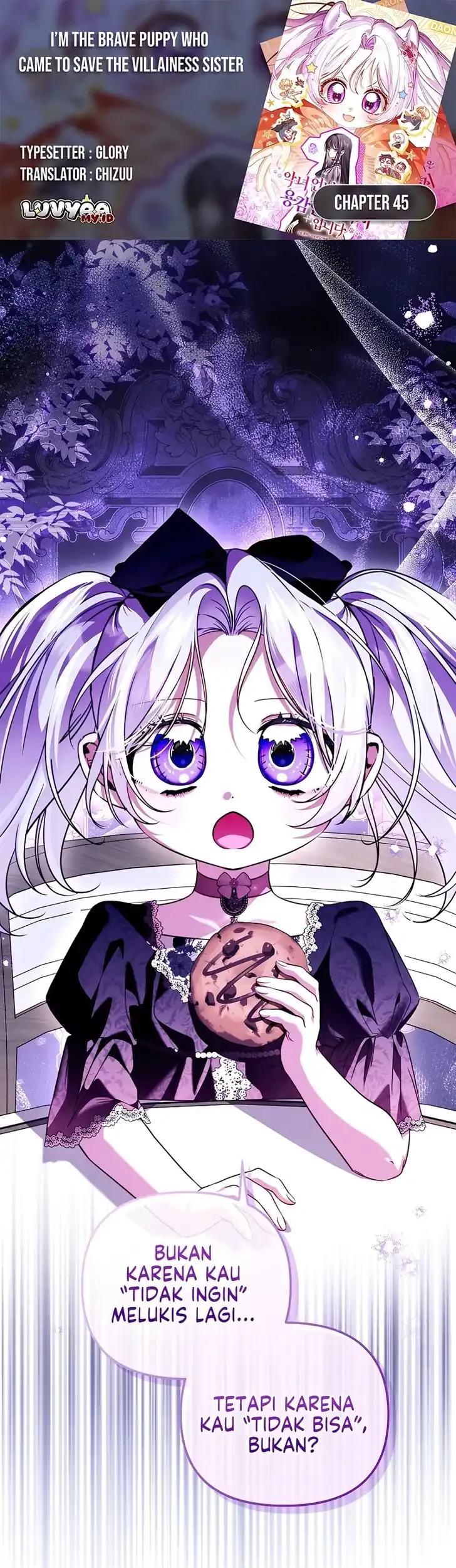 Komik I’m the Brave Puppy That Will Save the Villainess Chapter 45 gambar 1