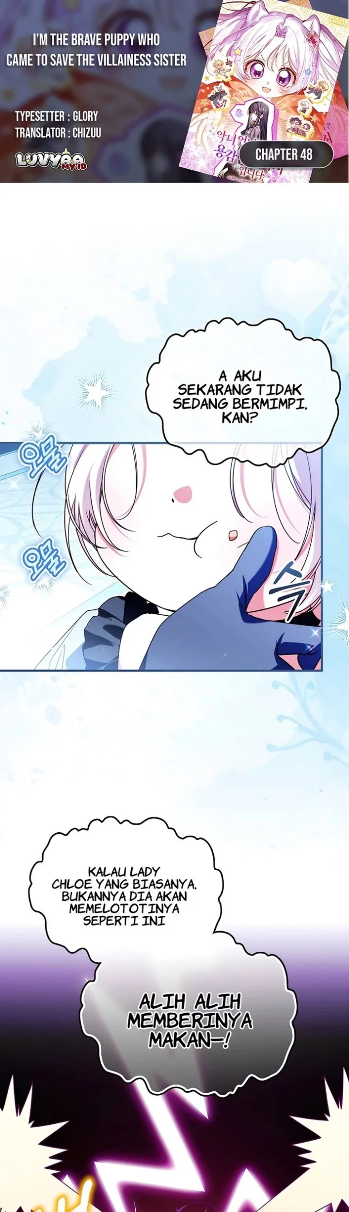 Komik I’m the Brave Puppy That Will Save the Villainess Chapter 48 gambar 1