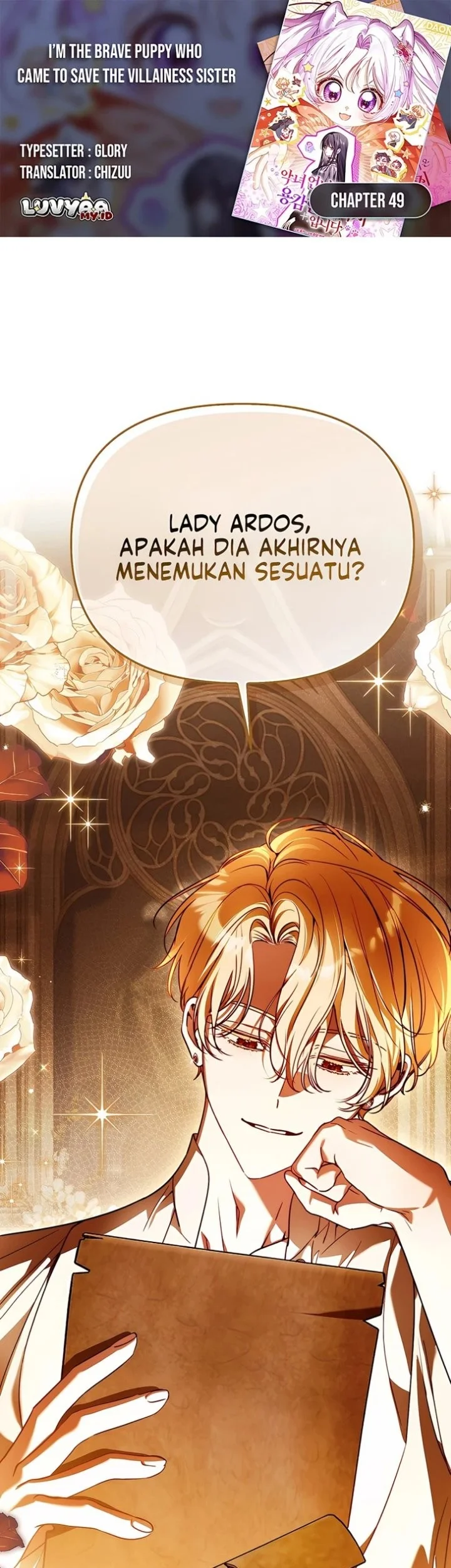 Komik I’m the Brave Puppy That Will Save the Villainess Chapter 49 gambar 1