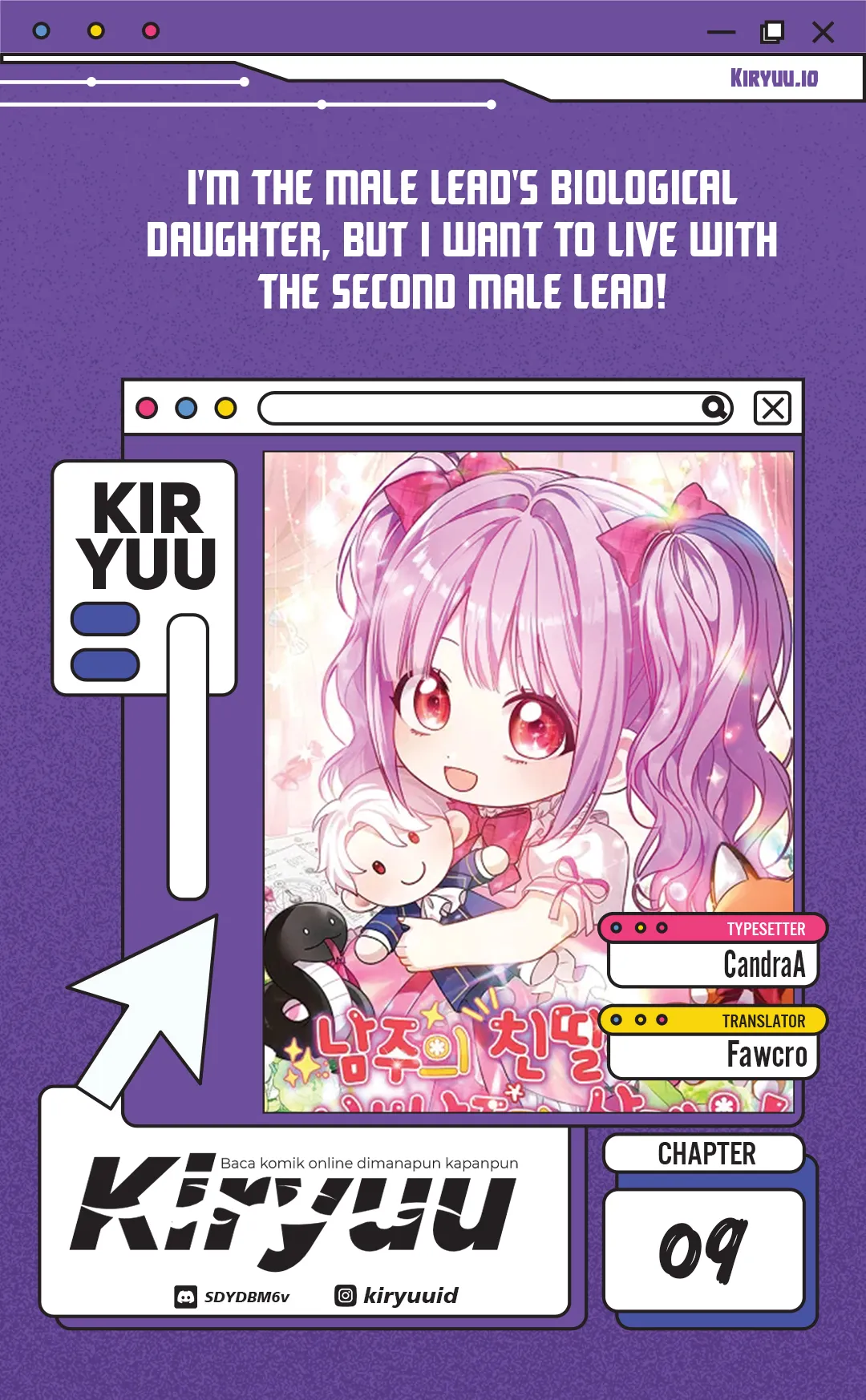 Komik I'm The Male Lead's Biological Daughter, But I Want To Live With The Second Male Lead! Chapter 9 gambar 1