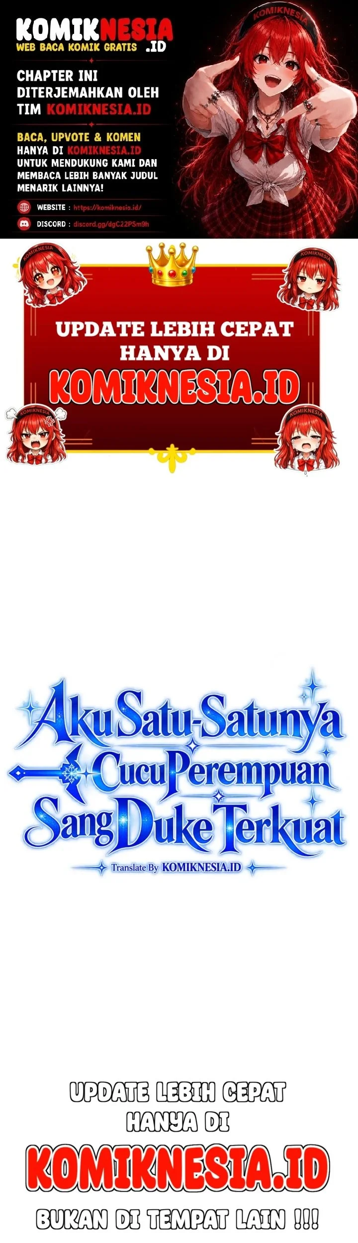 Komik I’m The Only Granddaughter Of The Strongest Duke Chapter 11 gambar 1