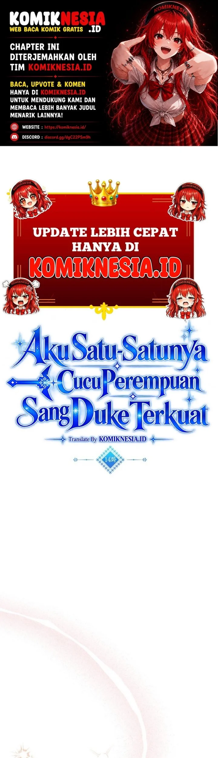 Komik I’m The Only Granddaughter Of The Strongest Duke Chapter 14 gambar 1