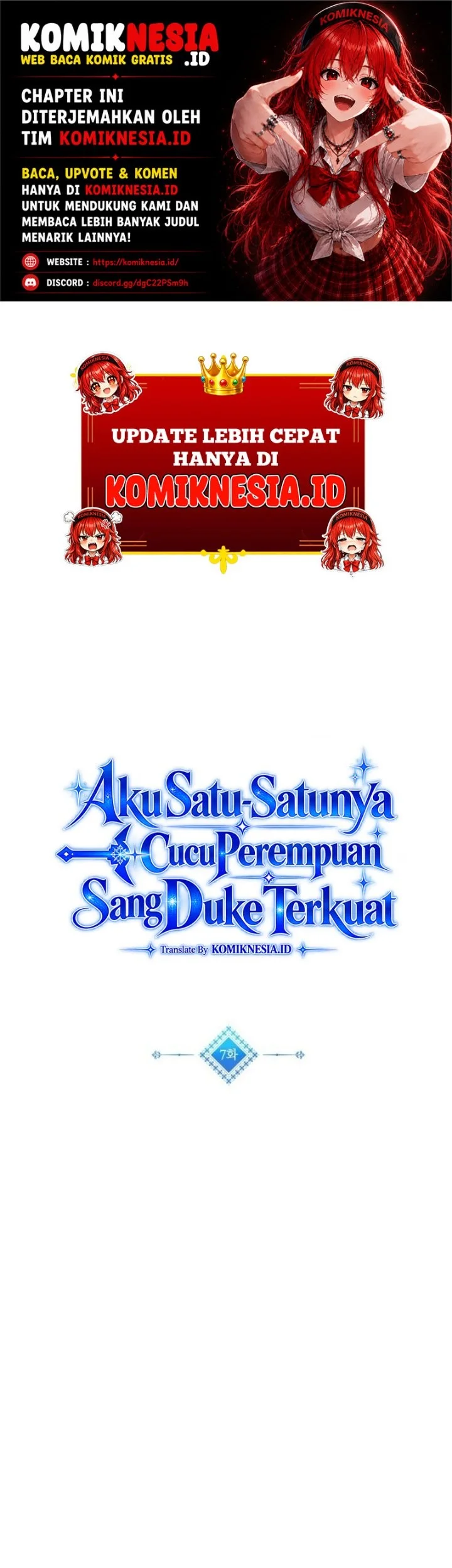 Komik I’m The Only Granddaughter Of The Strongest Duke Chapter 7 gambar 1