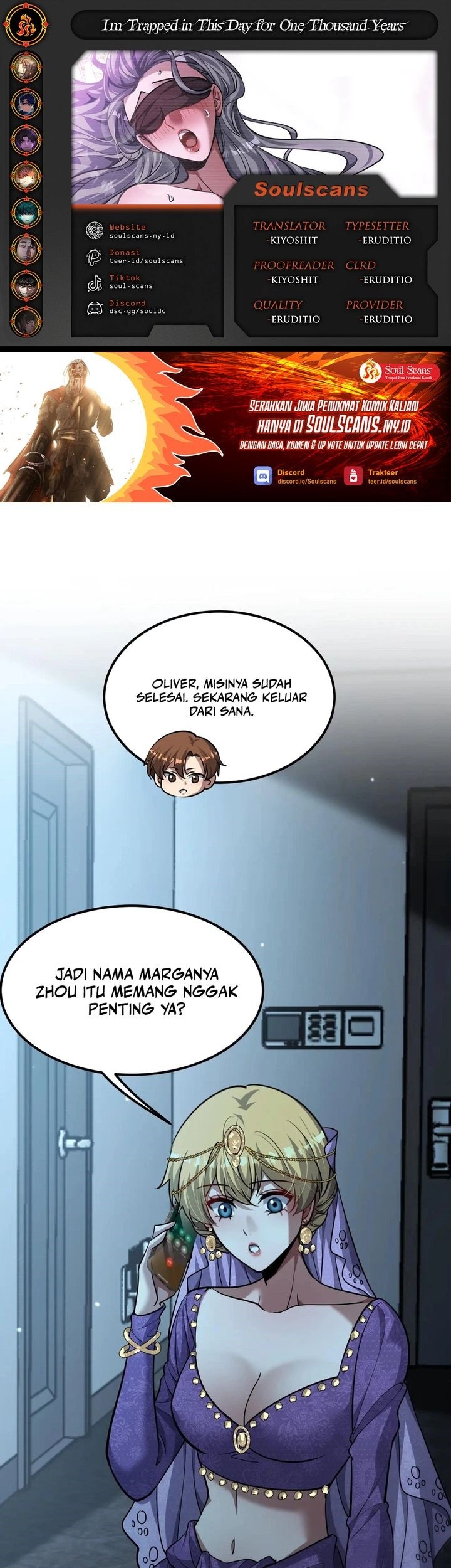 Komik I’m Trapped in This Day for One Thousand Years Chapter 190 gambar 1