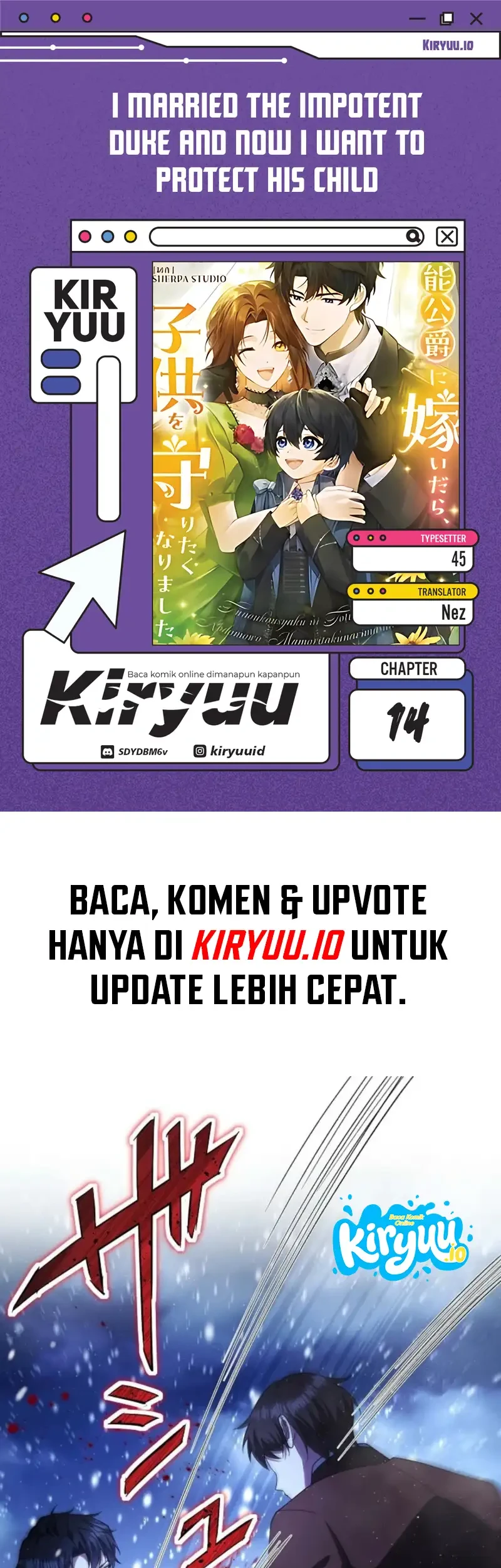Komik I Married the Impotent Duke and Now I Want to Protect His Child Chapter 14 gambar 1