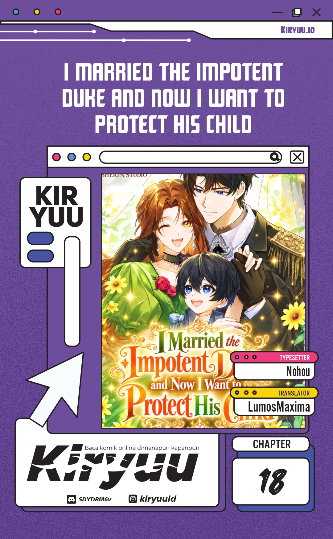 Manhwa I Married the Impotent Duke and Now I Want to Protect His Child Chapter 18 gambar 2