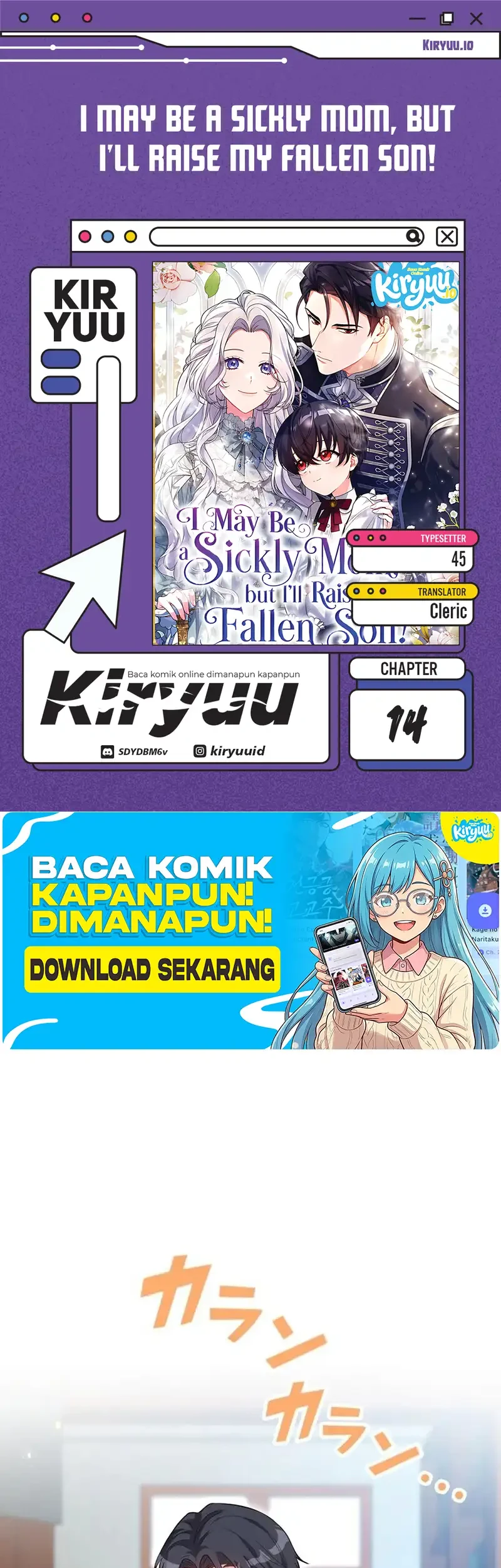 Komik I May Be a Sickly Mom, but I’ll Raise My Fallen Son! Chapter 14 gambar 1