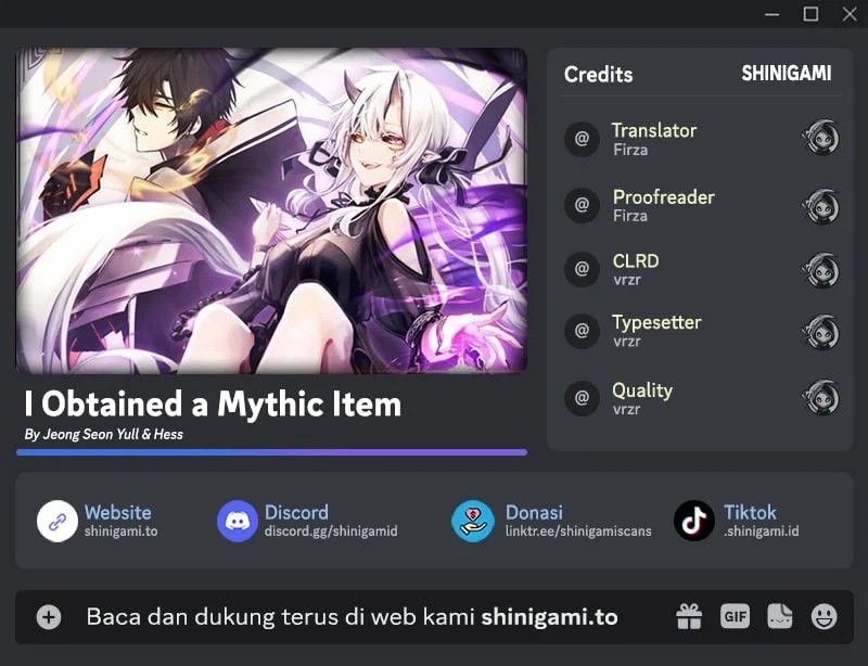 Komik I Obtained a Mythic Item Chapter 156 gambar 1